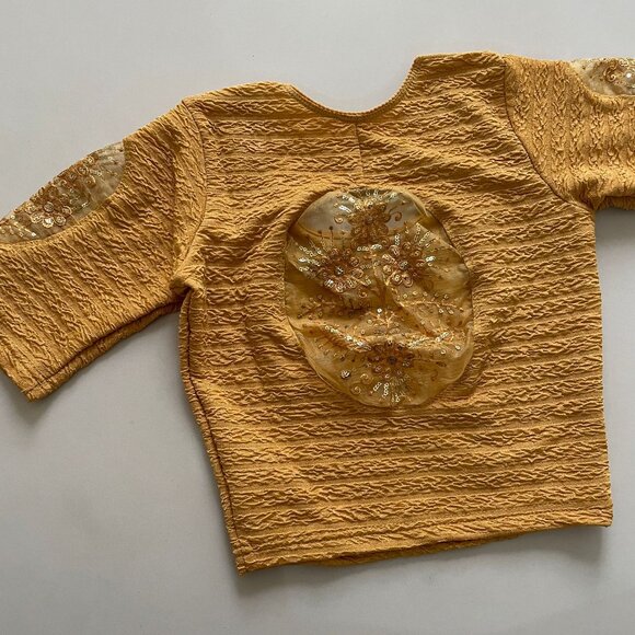 TELESTAR WITH ORGANZA Stretchable Blouse - Picture 5 of 9